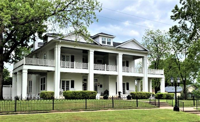 This 1909 Noble Manor in Mineola, Texas, sold quickly. Downsizing contents will be sold.