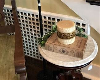 Small marble top table