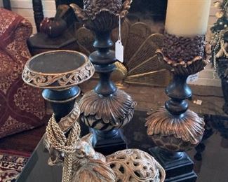 Elephant and other candle holders