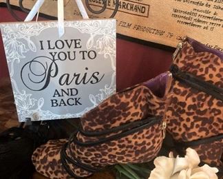 "I love you to Paris and back."