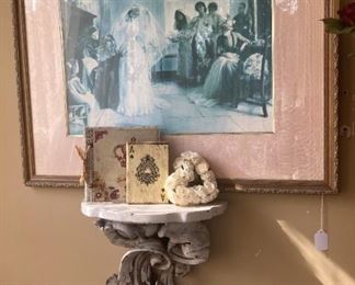 Wedding day picture art