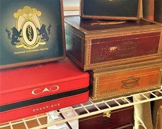 Part of the cigar box collection