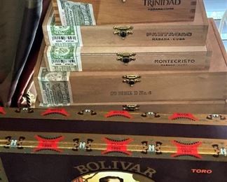 More cigar boxes