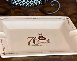 Montecristo 70th Anniversary cigar ashtray