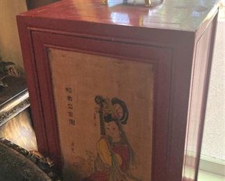 Asian cabinet or plant/ statue stand