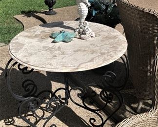 Another marble top table