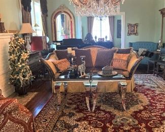 This chandelier stays with the house.