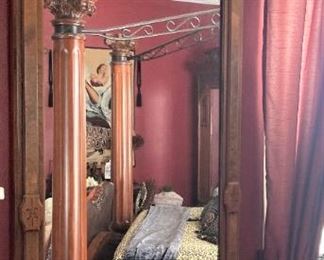 Large antique mirror