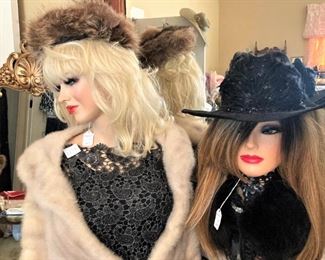 These ladies are coming to the sale!!!! (Mrs. Elsey had an antique & vintage clothing store. Interesting finds!)