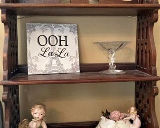 3-tier antique shelf