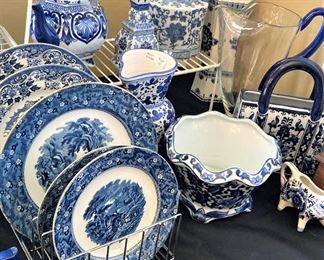 Some of the blue & white selections