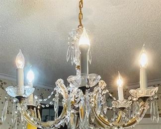 5______$275 
Chandelier Crystal 6 arms 