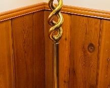 10______$180
Brass floor lamp 58T