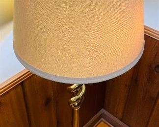 10______$180 
Brass floor lamp 58T 