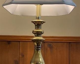12______$75 
Pair of brass lamps 30T
