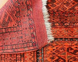 21______$425 
Antique Tribal wool rug 9'x70 100% wool