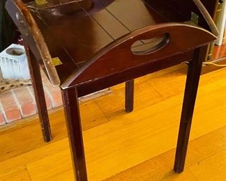 22______$70 
Round ship style table Mahogany 2'W