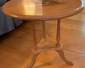 37______$80 
Small round pine table Duck Unlimited 20H x 20W
