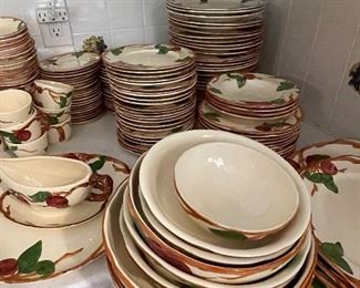 Fransiscan Apple pattern set of  china $2,000 for All or Priced individually 