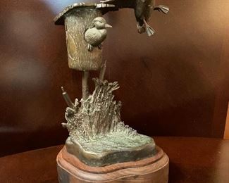 65______$395 
Greg Rusinyak bronze 50/100 "The nesting box" 1981