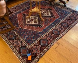 $350 Persian rug wool semi antique 5x6