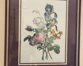 NOW $40 Pair of botanical prints 30Tx24W...$80