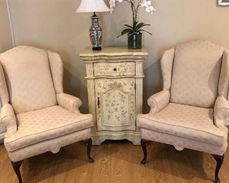 Pair Wing back chair 40Tx 29W...$160