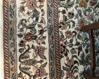NOW $150 Rug 100% wool & silk pile Tabriz 7'9"x9'9"...$295