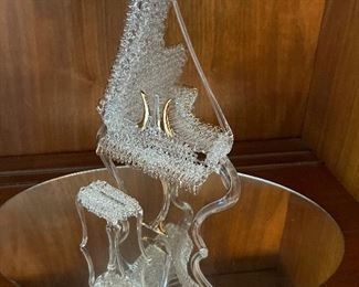 Blow glass piano