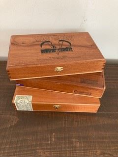 Three Cigar Boxes (Lot A)