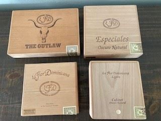 Four Cigar Boxes (Lot C)
