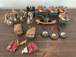 Lot of 14 Outdoor/Fisherman Ornaments
