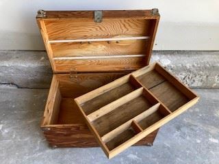Handmade Wooden Box/Insert (Lot A)