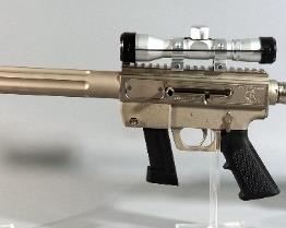 Just Right Carbines Model JR Carbine 9mm Rifle SN# JRXL055179, With 4x20 Scope, Adjustable Stock And Paperwork, Takes Glock Mags, In Box
