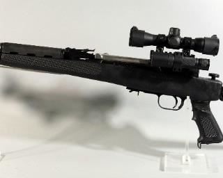 Norinco SKS 7.62 x 39mm Rifle SN# 9240788, Red/Green Dot Sight, Flashlight, Laser, 3 Total Mags, Bayonet, And Original Stock, In Box
