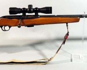 New Haven by Mossberg 740 T .22 Mag WMR Bolt Action Rifle SN# 1132110, With Simmons 4x32 Scope And Nylon Sling
