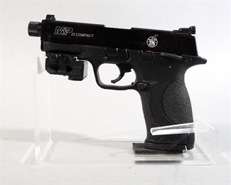 Smith & Wesson M&P 22 Compact .22 LR Pistol SN# HJN0156, With Tacticon Model V1R Red Dot Laser, 2 Total Mags And Paperwork, In Box
