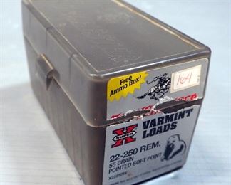 Winchester 22-250 REM Ammo, Approx 50 Rds, Local Pickup Only
