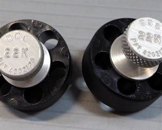 HKS 22-K Revolver Speedloaders, Qty 2, In Nylon Holder
