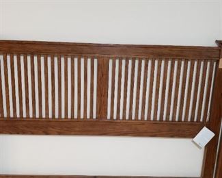 King size headboard mission style