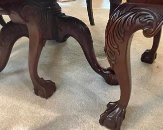 Beautiful Carved Accents Ball and Claw Feet