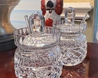Crystal Condiment Jars Waterford ?