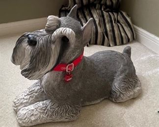 Large Sandicast Schnauzer Dog