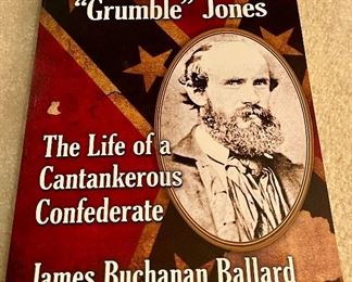 William Grumble Jones Autographed Book James Buchanan Ballard
