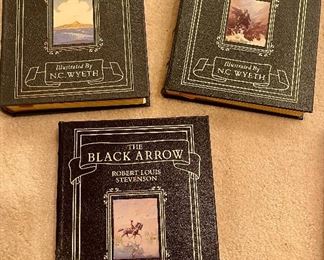 Illustrated N.C. Wyeth Books by Robert Louis Stevenson Easton Press