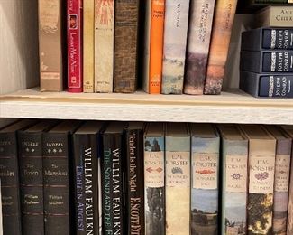 William Faulkner, L M and EM Forster