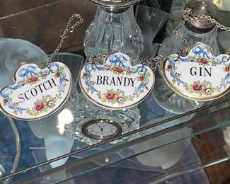 Coalport Liquor Decanter  Tags