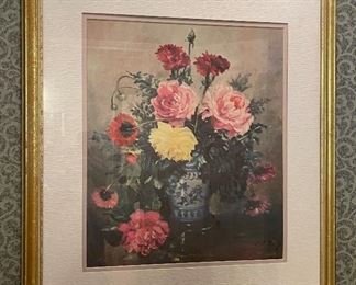 Barbara Le Bey 623/1900 Framed Lithograph Print