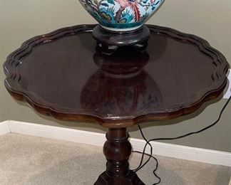 Round Vintage Side Table