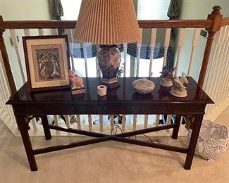 Heritage Drexel Sofa Console Entry Table